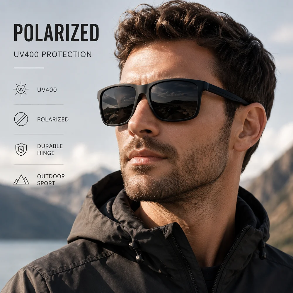 Новые мужские поляризационные  – обзор и цена Fishing Sunglasses Polarized